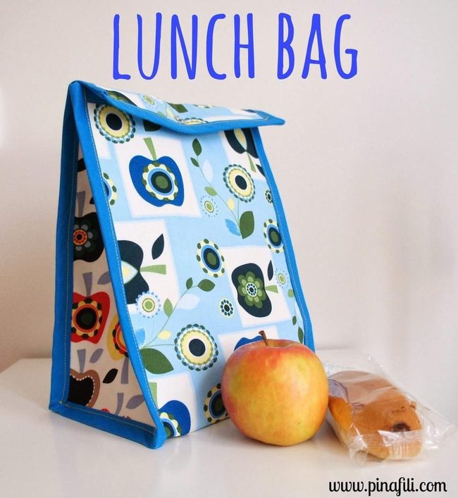 Blue Floral Lunch Carrier