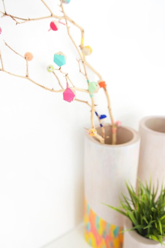 Wooden Beads On Branches