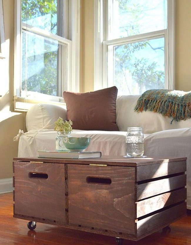 Golden Sunlit Living Room