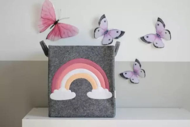 Colorful Felt Boxes For Kallax