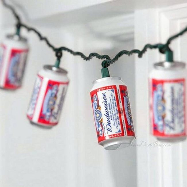 Red And White Soda Can Lights