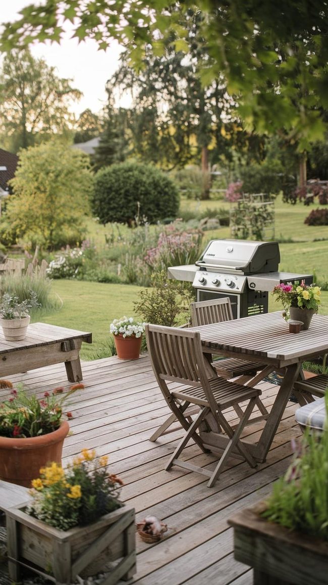 Interlocking Walnut Deck System