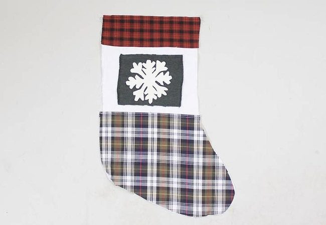 Red And Black Checkered Christmas Stockings