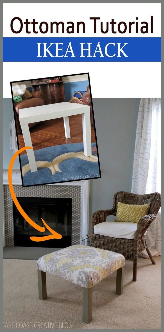 Cushioned Ottoman, Double Function