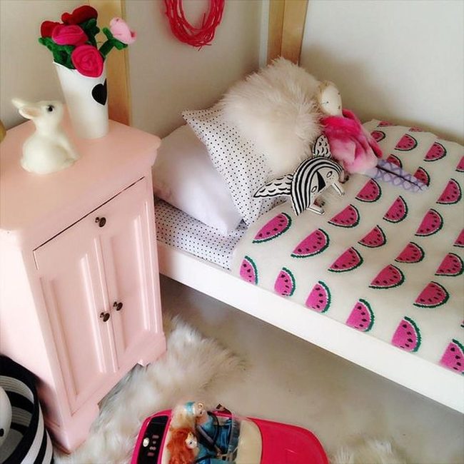 Pink Watermelon Slice Bedroom