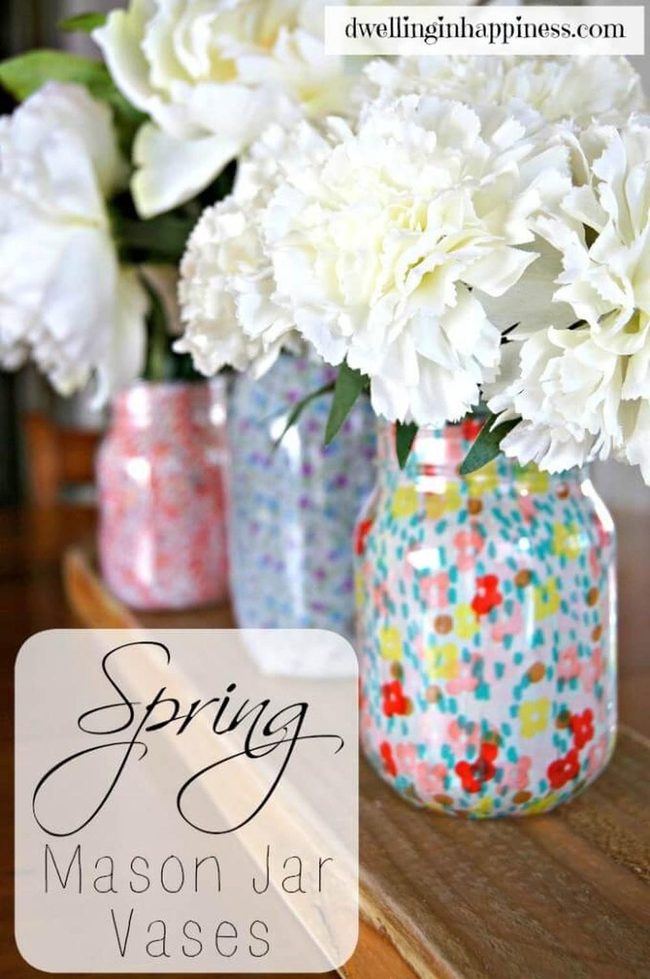 Wildflowers In Clear Glass