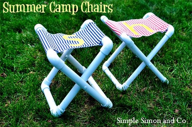 Bold Striped Camp Chairs
