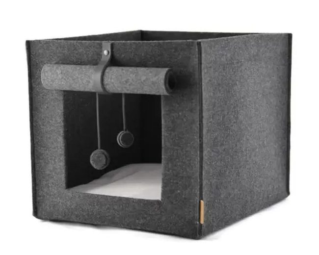 Muted Felt Cat Nest Insert