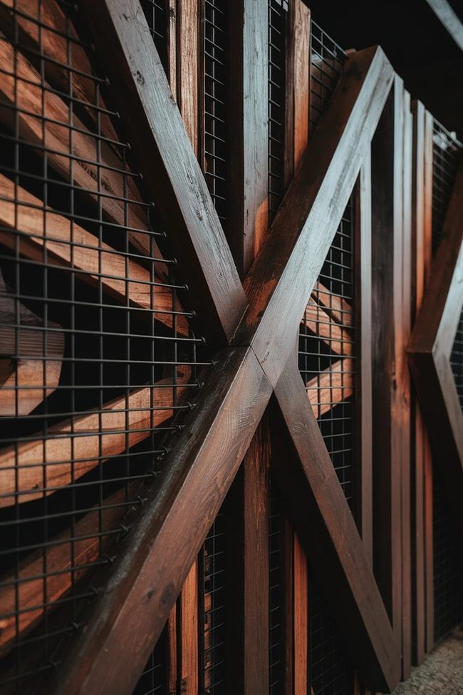 Black Mesh Lumber Statement