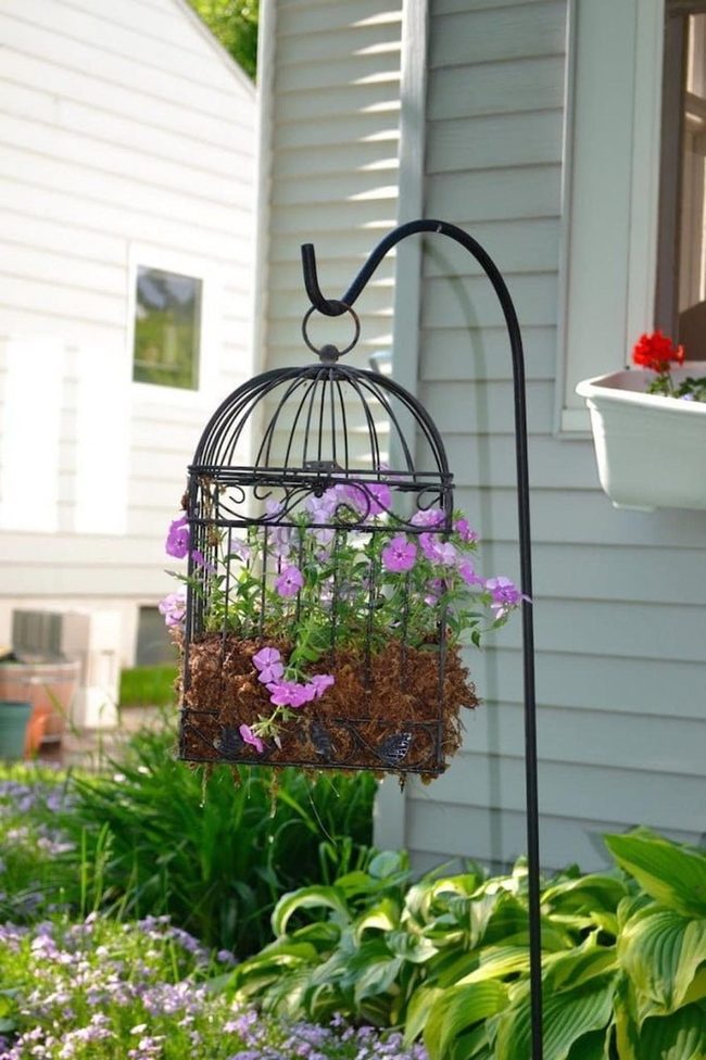 Decorative Birdcage Planters Garden