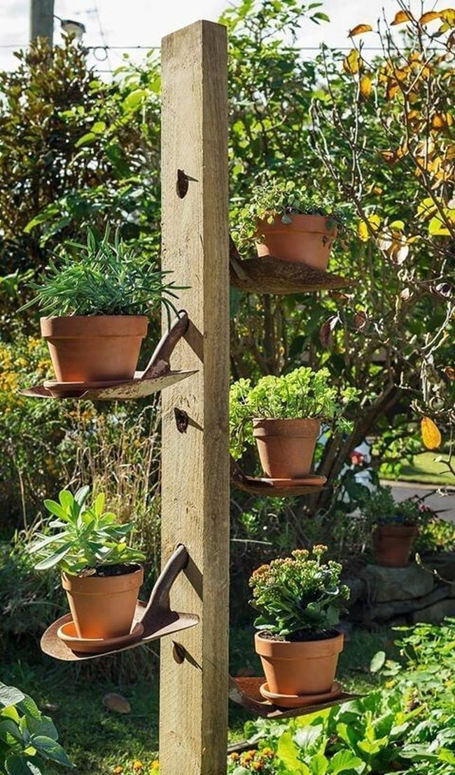 Weathered Shovels, Living Green