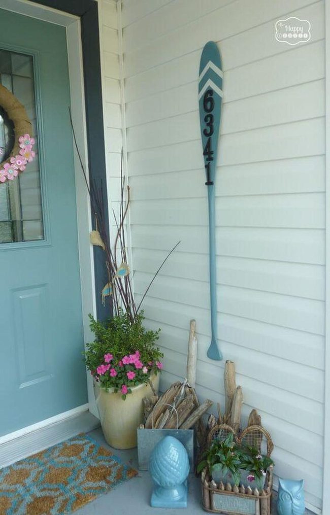 Painted Paddle Beach Entryway