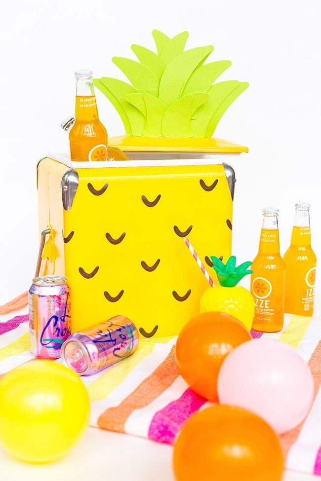 Pineapple Cooler Summer Setup