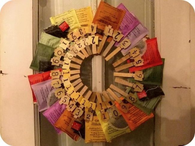 Multicolored Tea Bags Circle