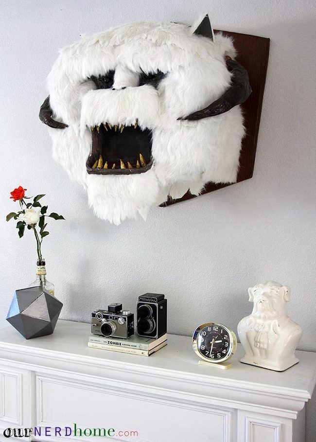 White-Fanged Creature Shelf Art