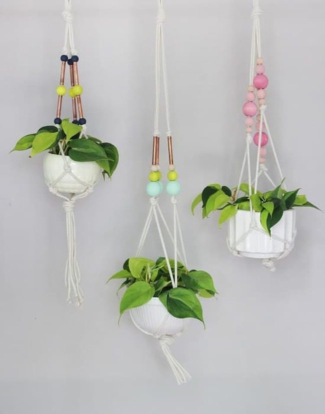 Copper Pipes With Cascading Greens