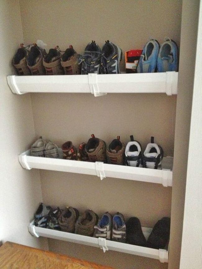 Vertical Shoe Display Wall