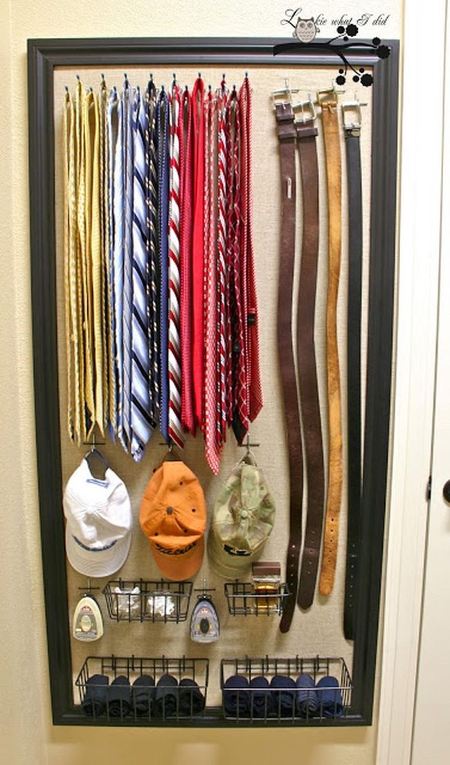 Striped Ties And Leather Belts