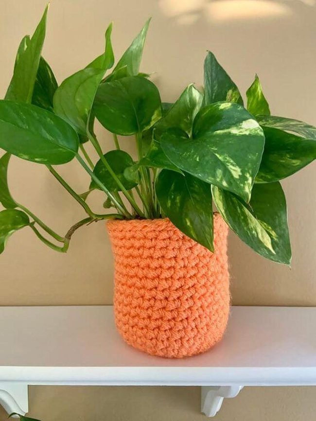 Woven Yarn Plant Holders