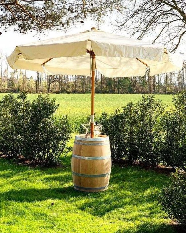 Weathered Barrel Outdoor Hub