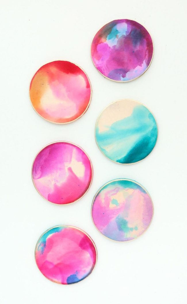 Colorful Circles On White