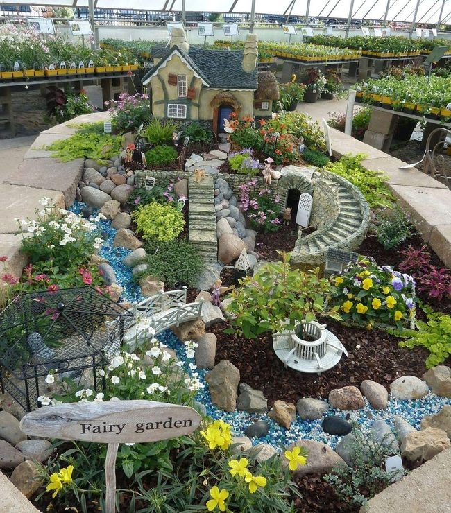 Miniature Canal Garden Landscape