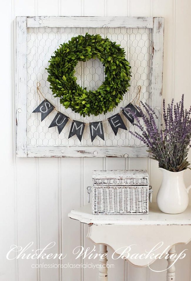 Chicken Wire Wall Trio