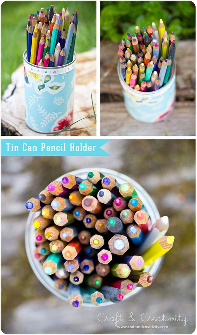 Sharpened Pastels In Floral Tin