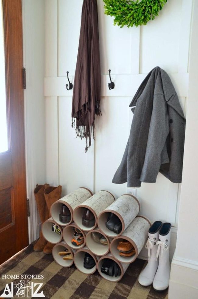 Pvc Pipe Shoe Wall