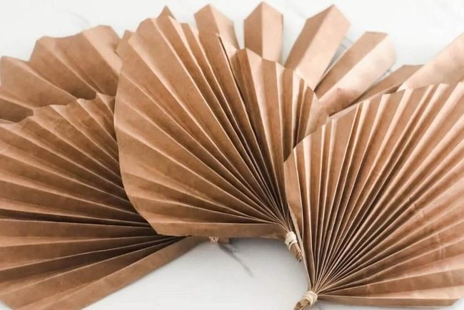 Brown Paper Leaf Canopy