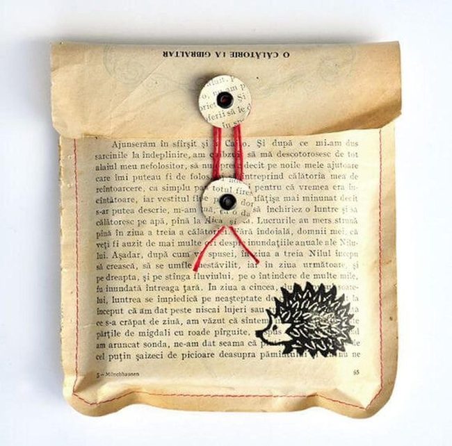 Vintage Paper Envelopes With Button Closures