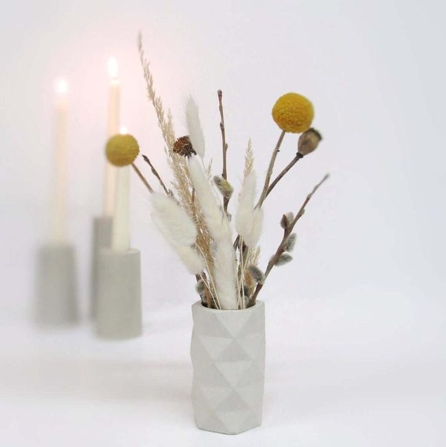 Concrete Geometry Light Catcher
