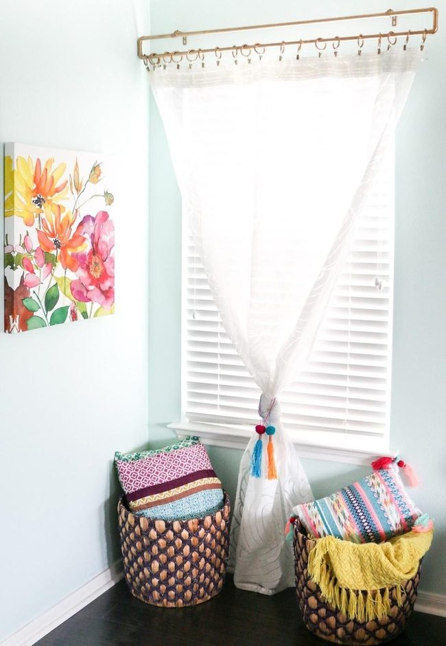 Light Blue Walls, Explosive Floral Art