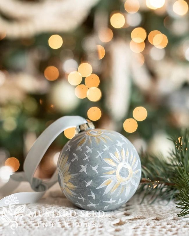 Hand-Painted Ceramic Holiday Ornaments