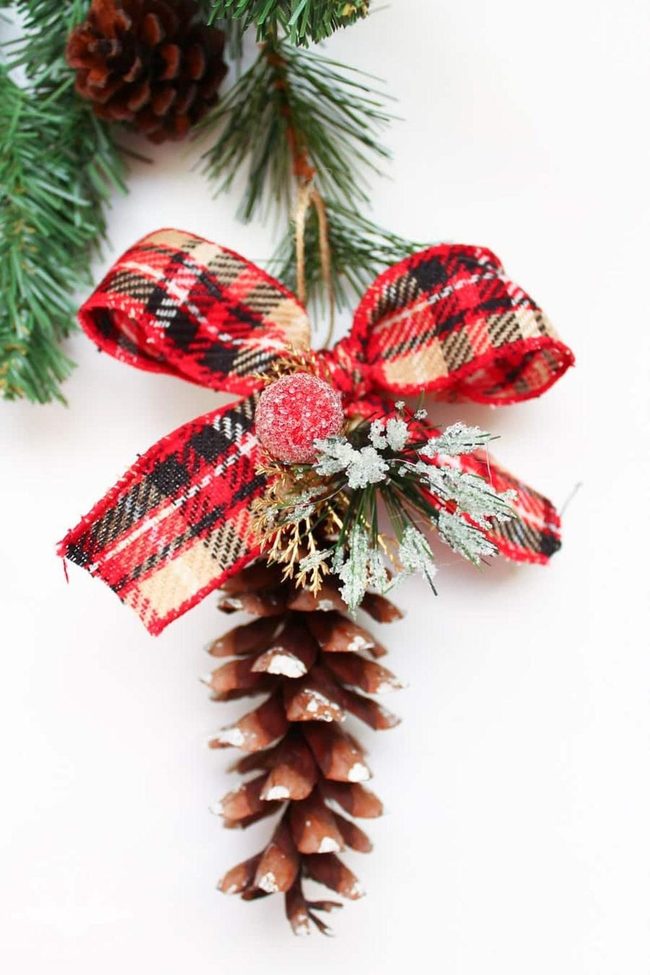 Frosted Pinecone Winter Arrangement