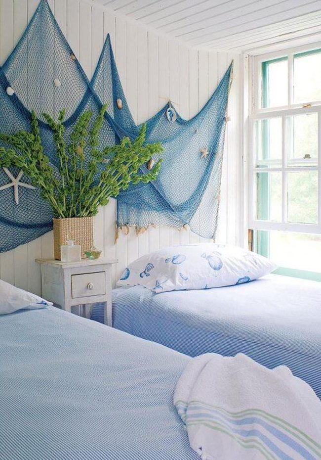 Coastal Blue With Ocean Artifacts