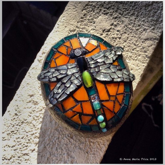 Mosaic Glass Dragonflies