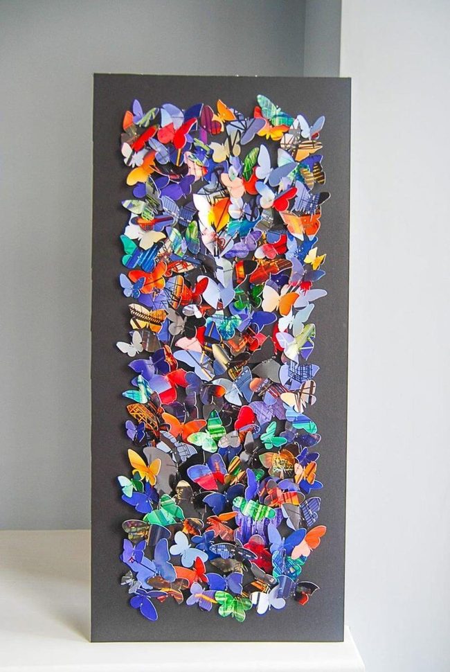 Colorful Butterfly Wall Display