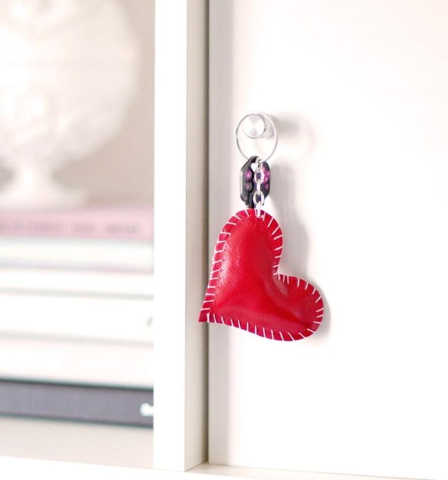Red Fabric Hearts, Kitchen Warmth