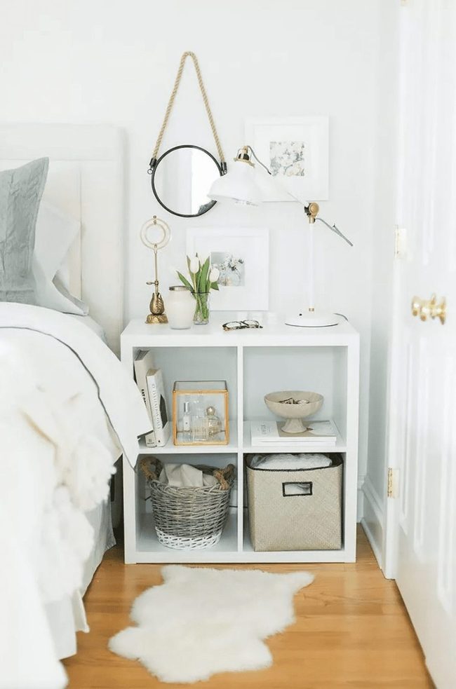 Shelf To Nightstand, No Tools
