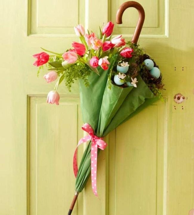 Pink Tulips Spring Entry