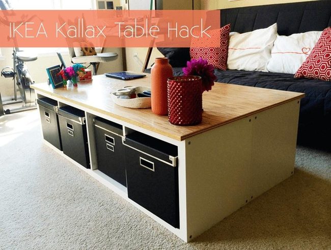Woven Storage Table, Natural Warmth