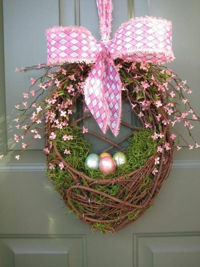 Pastel Egg Nest Door