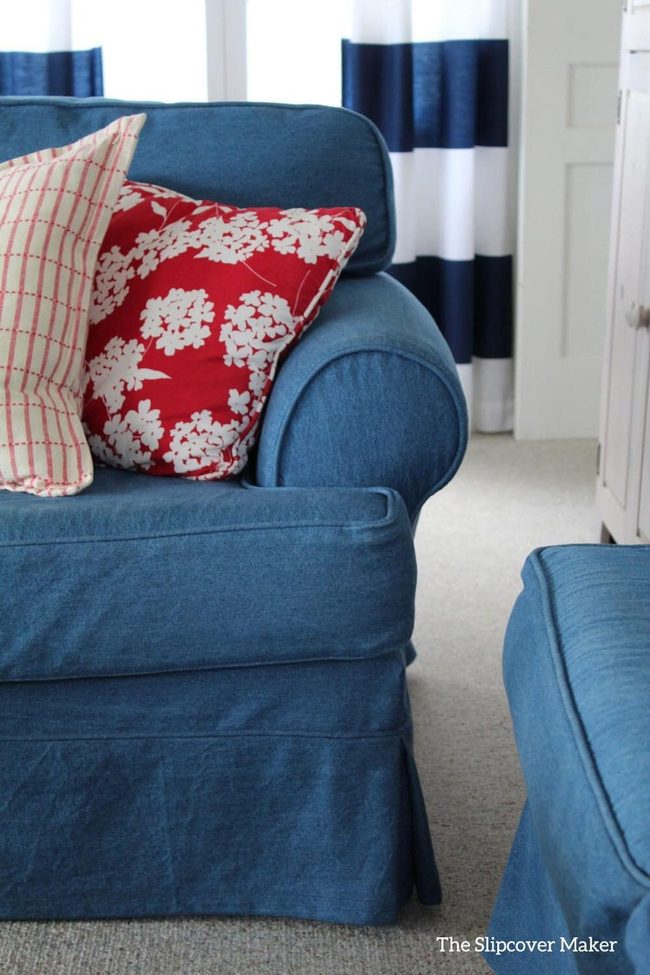 Denim Slipcovers, Instant Refresh