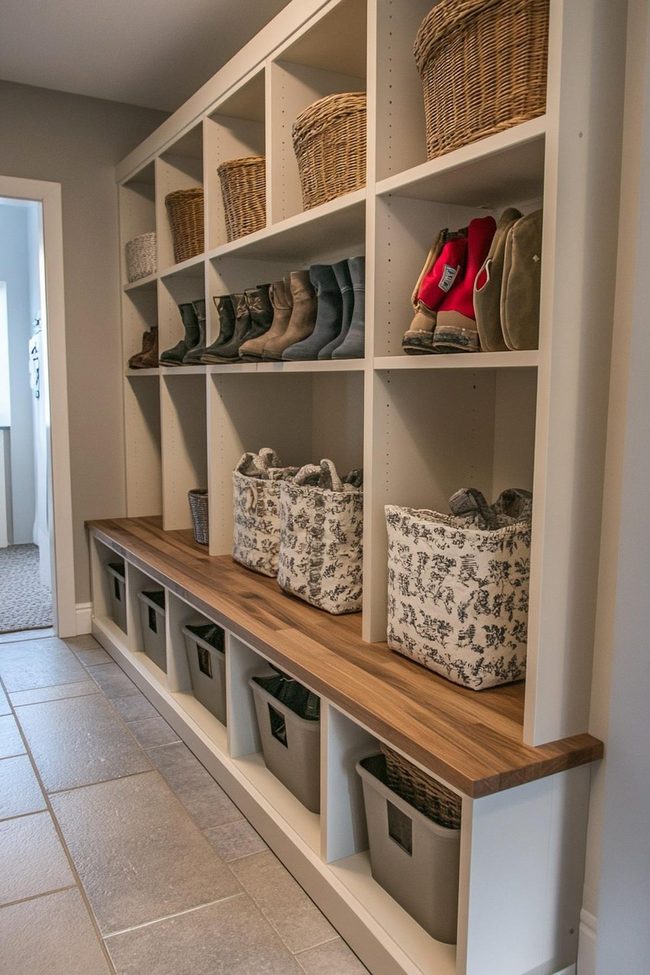 Kallax Cubby Bench Entryway