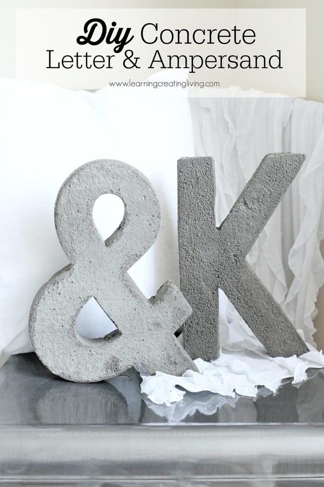 Concrete Letterforms Gray Statement