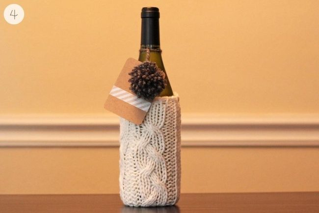 Chunky Knit Wine Embrace