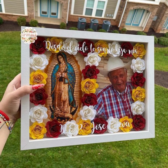 Photographs And Flowers Memorial