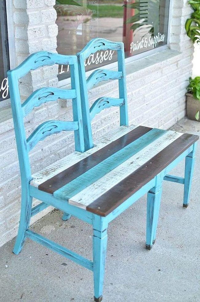 Cobalt Blue Garden Seat