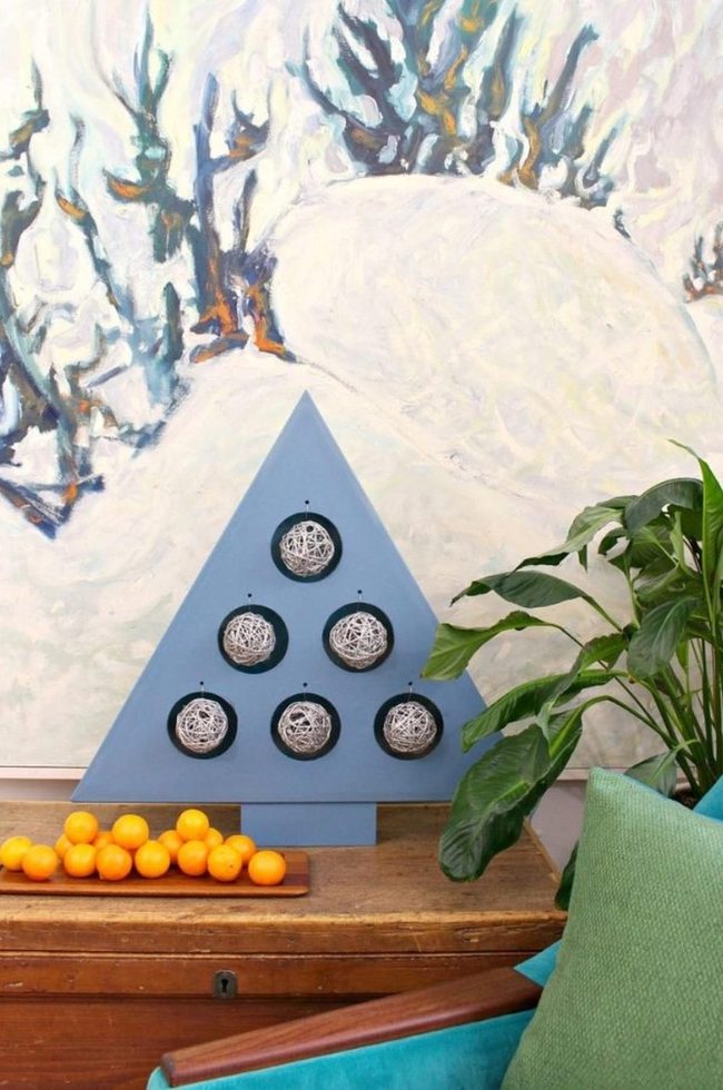 Orange Citrus Against Cool Green